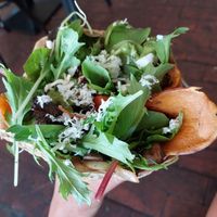 Veggie wrap at Mano Wraps in Busselton