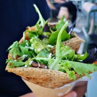 Vegan Option with some items left out at Mano Wraps in Busselton
