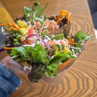 Vegan wrap with avo and sauerkraut at Mano Wraps in Busselton