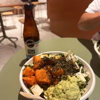 Tofu Buddha Bowl with avocado and sweet potato  at Harvest Bowl in Castle Hill