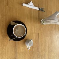 Americano with almond milk  #Veganuary at The Village Bakery and Cafe in Siem Reap