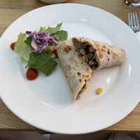 Vegan breakfast burrito, $4  at The Village Bakery and Cafe in Siem Reap