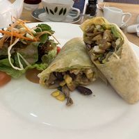 Breakfast burrito, tofu instead of egg! Lovely   at The Village Bakery and Cafe in Siem Reap
