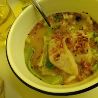 Miso soup at Lil Bao  in Brussels