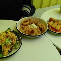 Aubergenius+calamares+spring rolls at Lil Bao  in Brussels