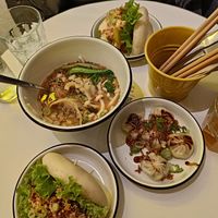 Buns, lil dims and miso soup at Lil Bao  in Brussels