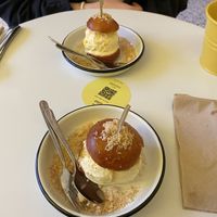 Fried bao with ice cream   at Lil Bao  in Brussels