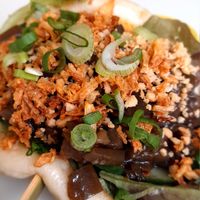 Aubergine bao at Lil Bao  in Brussels