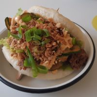 Pulled jackfruit bao at Lil Bao  in Brussels