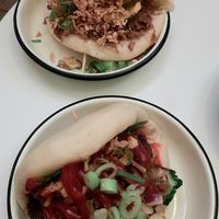 "Jacko Wacko" Bao (above) and "Nice To Meat You" Bao (below) at Lil Bao  in Brussels