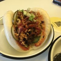 Nice to meat you bao bun  at Lil Bao  in Brussels