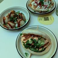 Herkules, Lil Dims and Hot Chick (top to bottom) at Lil Bao  in Brussels