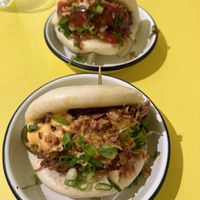 Jacko wacko & nice to meat you baos  at Lil Bao  in Brussels