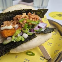 Something fishy bao at Lil Bao  in Brussels