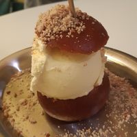 Baomb (fried bao with really good ice cream at Lil Bao  in Brussels