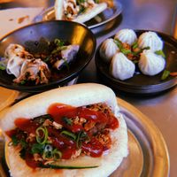 "Hot chick", "rambao", lil dims and lil wontons at Lil Bao  in Brussels