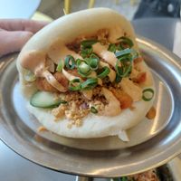 Hot Chick bāo at Lil Bao  in Brussels
