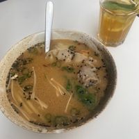 Miso soupp  at Lil Bao  in Brussels