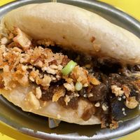 Aubergine bao bun  at Lil Bao  in Brussels