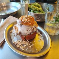 Snicker-Eis im Brioche at Lil Bao  in Brussels