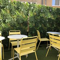 Outside terrace   at Lil Bao  in Brussels