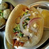 No idea what those was, it only tasted of raw dough. at Lil Bao  in Brussels