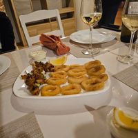 Calamares, chicky satay at Lil Bao  in Brussels