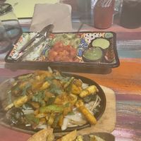 Fajitas vegan   at La Hacienda 101 in Emerald Beach