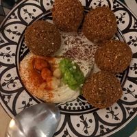 Falafel mezze - delicious! at Gaza Grill Kødbyen in Copenhagen