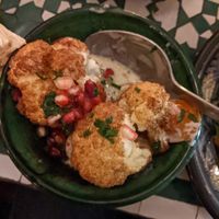Cauliflower mezze. at Gaza Grill Kødbyen in Copenhagen