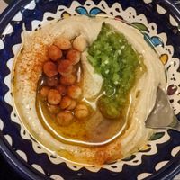 Hummus mezze - delicious! at Gaza Grill Kødbyen in Copenhagen