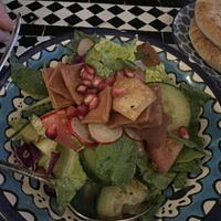 Fattoush  at Gaza Grill Kødbyen in Copenhagen