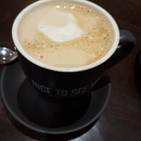 Oat milk latte (November 2022) at Nice To See You in York