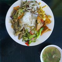 Super delicious and only costs 30k at Ẩm thực chay Khe Sanh in Khe San