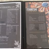 menu  at Itameshi in Olongapo City