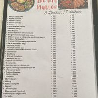 menu  at Itameshi in Olongapo City
