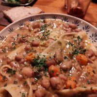 Pasta e fagioli at Osteria Grandma in Rome