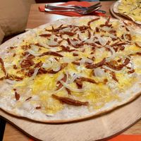 Veganer Flammkuchen at Das Schöne Leben in Hornberg