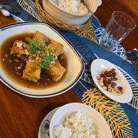 ToFu mit Pilzfüllung ♥️ at Sữa Cafe in Hoi An