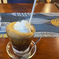 Coconut coffee at Sữa Cafe in Hoi An