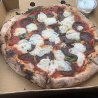 Pepper-noni and vegan garlic sass   at Tegridy Foods in Redcar