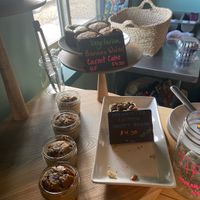 Muffins is a jar and desserts   at Global Kitchen in Mancos