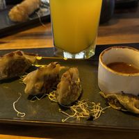 estos dumplings d hongos 10/10  at Makito in Playa Del Carmen