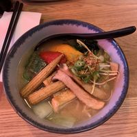Vegan tofu miso ramen  at Takumi Ramen & Yakisoba Kitchen in Antwerpen