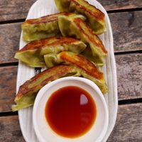 Gyoza at Takumi Ramen & Yakisoba Kitchen in Antwerpen