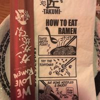   at Takumi Ramen & Yakisoba Kitchen in Antwerpen