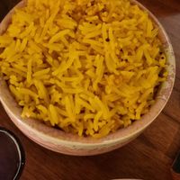 Coconut rice at Rickshaw & Co in Glasgow