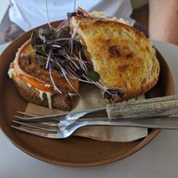 Ham and cheese toastie at The Gator Club in College Park