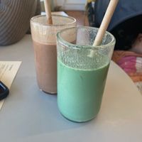 Riverbank and swamp water smoothies!   at The Gator Club in College Park