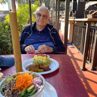 Lunch with my dad at Dark & Light Cafe in Mount Dora